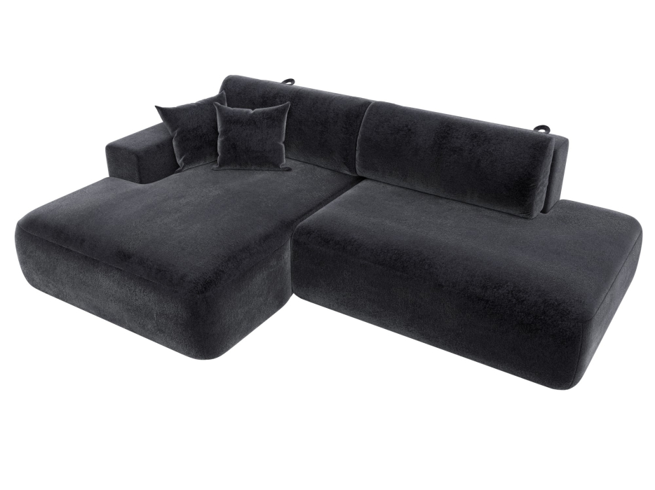 Диваны угловые в гостиную, Диван угловой Лига-036 НПБ Модерн левый угол, велюр TOWER