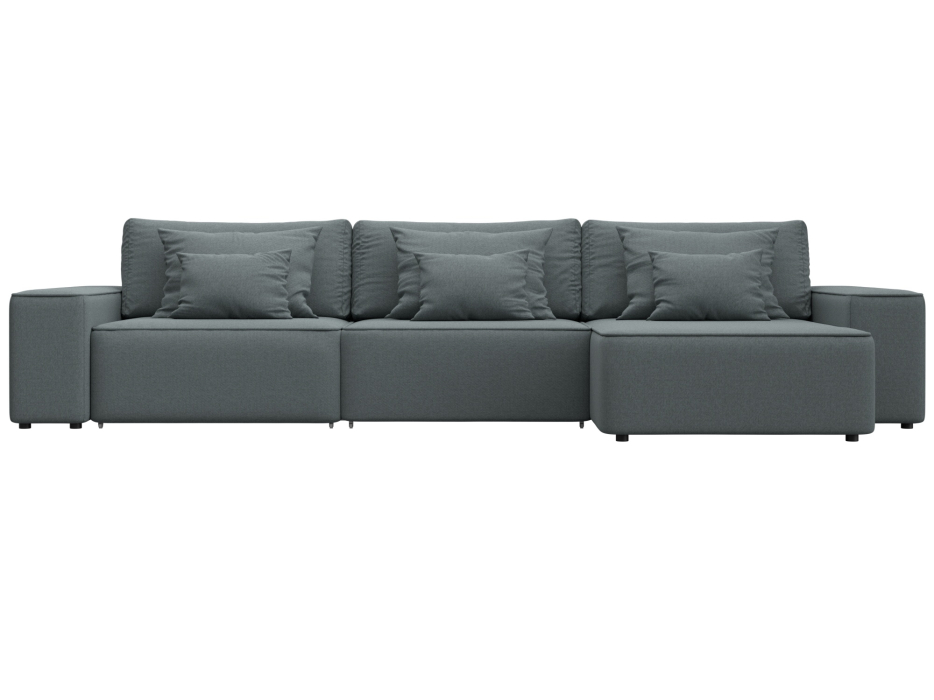 Диваны угловые в гостиную, Диван угловой Лига-074 угол универсальный, рогожка Амур