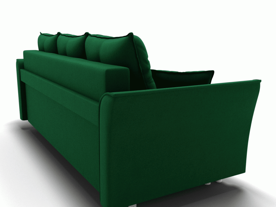 Диваны еврокнижки, Прямой диван Пандора,еврокнижка,велюр