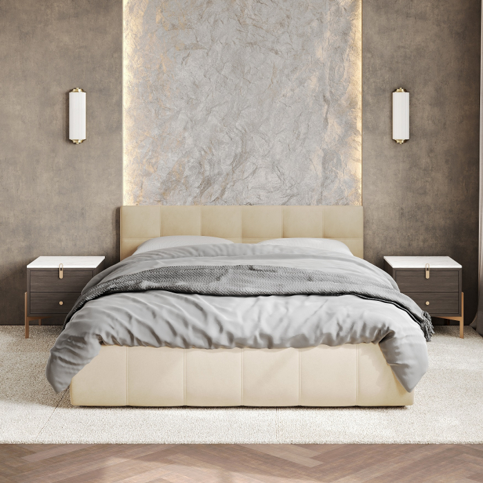 Мягкая кровать, Кровать Венера-1 180х200 двуспальная