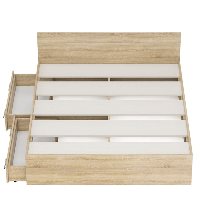 Кровати, Двуспальная кровать с ящиками Стандарт 1600 