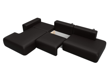 Диван угловой Лига-036 НПБ Модерн Лонг левый угол, экокожа GRIFON