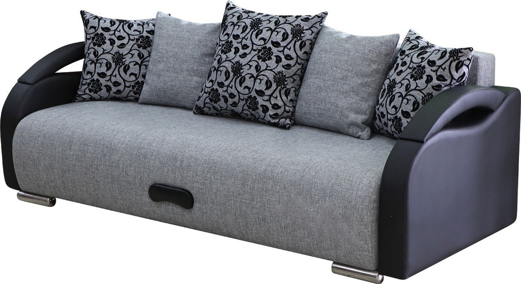 Диваны прямые, Диван-кровать еврокнижка, Юпитер 140, рогожка/экокожа