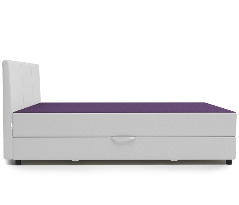 Мягкая кровать, Кровать тахта Классика 160 с подъемным механизмом, рогожка / экокожа