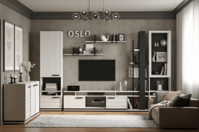 Гостиная Oslo (модуль 13) Шкаф для посуды