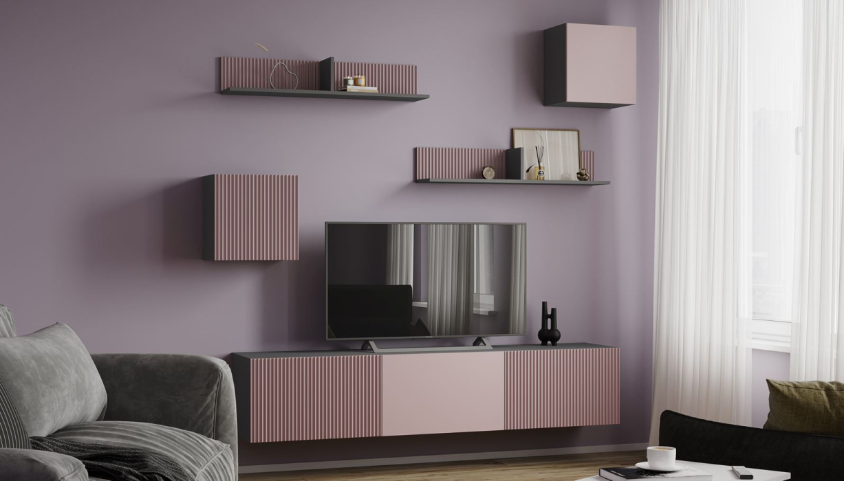 Настенные полки, Полка навесная Сириния Куб 1