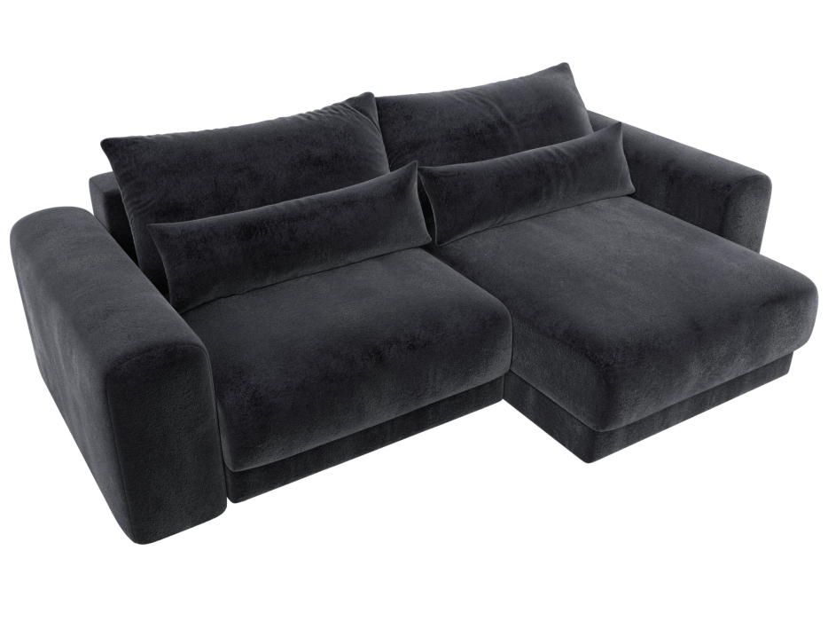 Диваны угловые в гостиную, Диван угловой Лига-056 НПБ угол универсальный, велюр TOWER