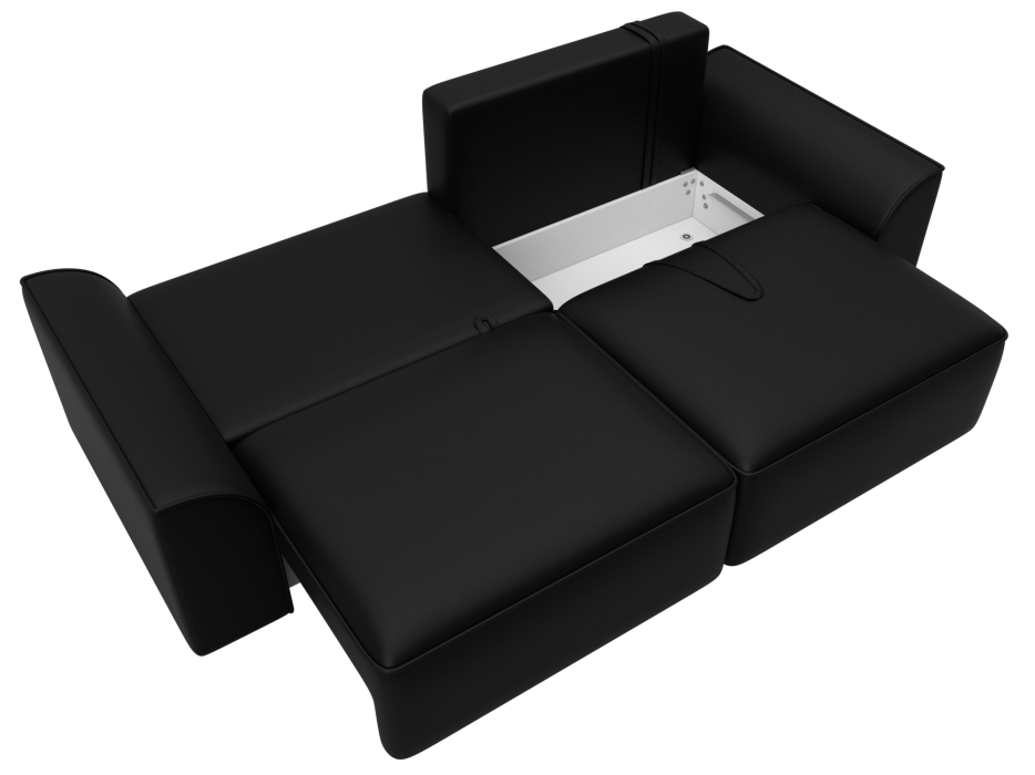 Диваны еврокнижки, Диван прямой Лига-048 НПБ, экокожа GRIFON