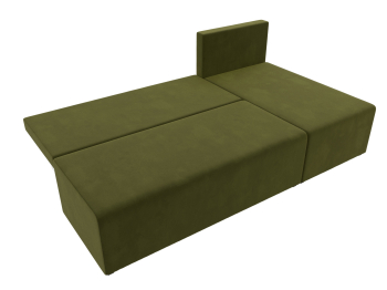 Угловой диван Поло правый угол, микровельвет