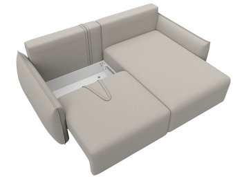 Диван угловой Лига-051 НПБ угол универсальный, рогожка Амур