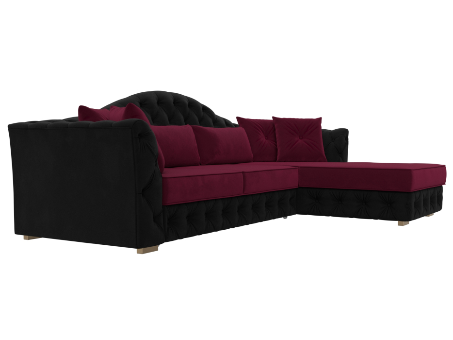 Диваны угловые в гостиную, Диван угловой Артис правый угол, микровельвет