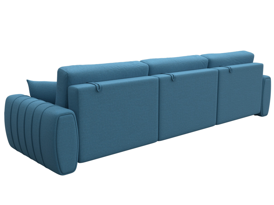 Диваны еврокнижки, Диван прямой Лига-057 НПБ Лонг, рогожка Амур