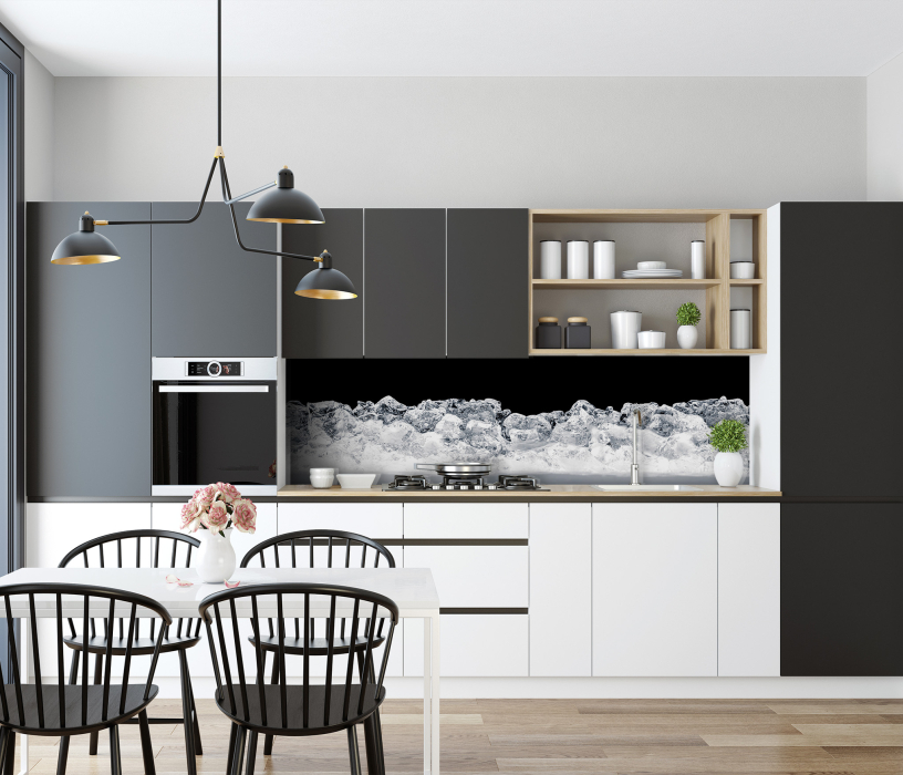 Стеновые панели, Интерьерная панель из стекла 2000*600*6 мм MGF26_контраст