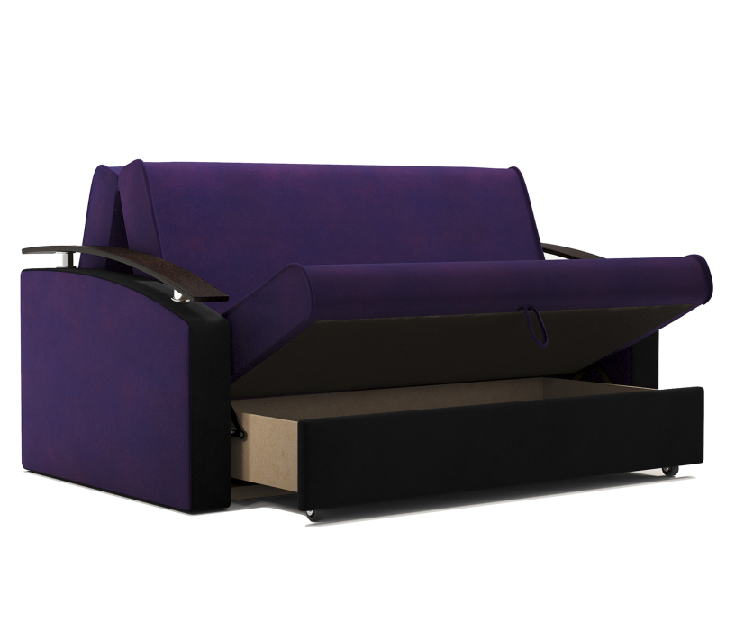 Диваны с ящиком для белья, Диван аккордеон Верона 160