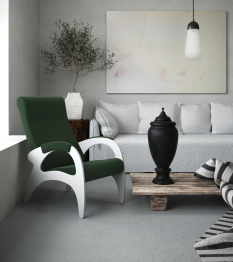 Кресло для отдыха РИМИНИ - БЕЛЫЕ