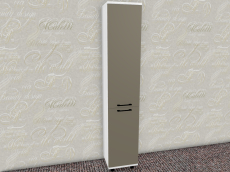 Шкафы пеналы, Модульная система Грейс Шкаф ШК-5076  Снежный Ясень