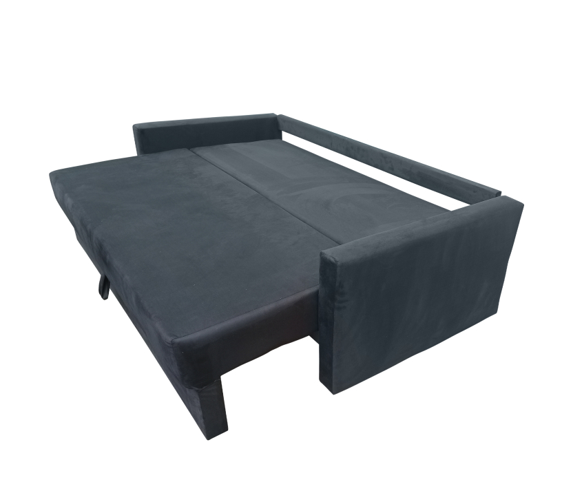 Диваны с ящиком для белья, Евро-софа Вельвет с подлокотниками