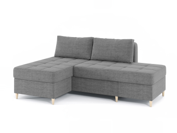 Диван-кровать угловой Оливер 2 еврокнижка-трансформер, рогожка