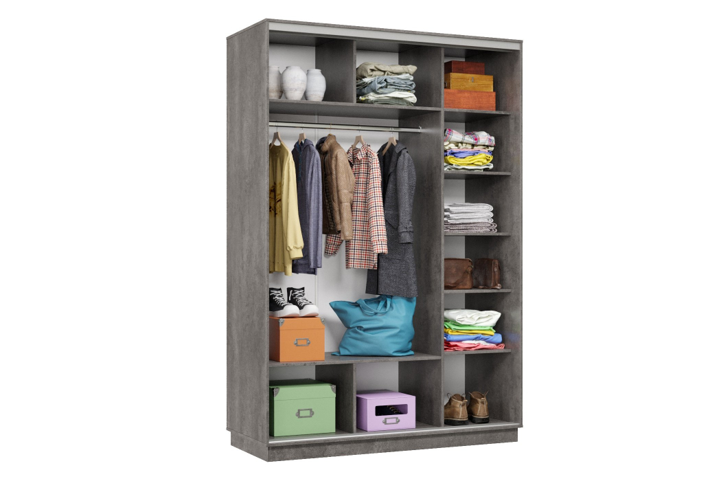 Шкафы-купе, Шкаф-купе Премьер Лайт 12 (11;11) двухдверный