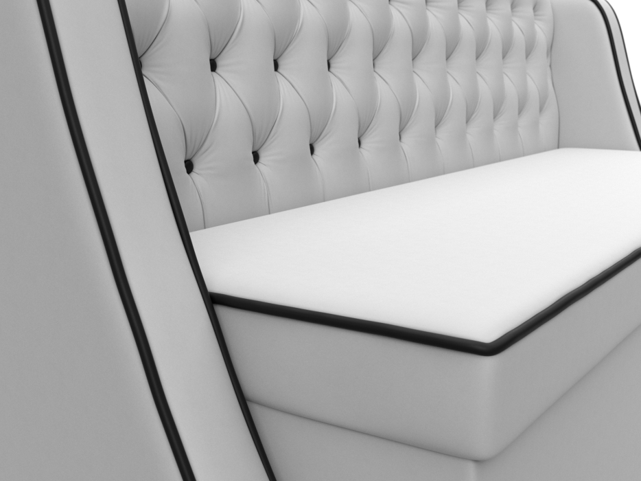 Диваны прямые кухонные, Кухонный прямой диван Лофт, экокожа