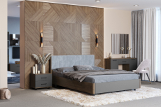 Спальные гарнитуры, Модульная спальня Грейс композиция 7  Гикори Джексон Темный