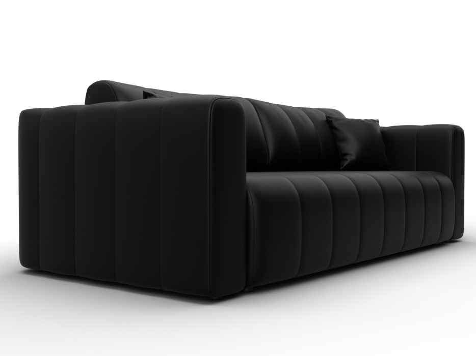 Диваны с ящиком для белья, Диван прямой Лига-062 НПБ, Экокожа GRIFON