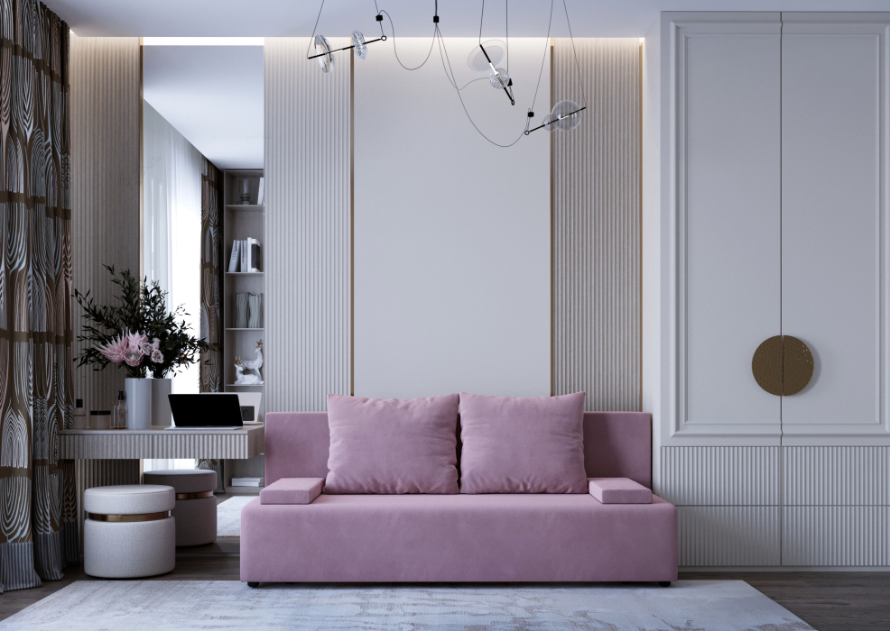 Диваны еврокнижки, Диван-кровать Лиссабон NEW, велюр