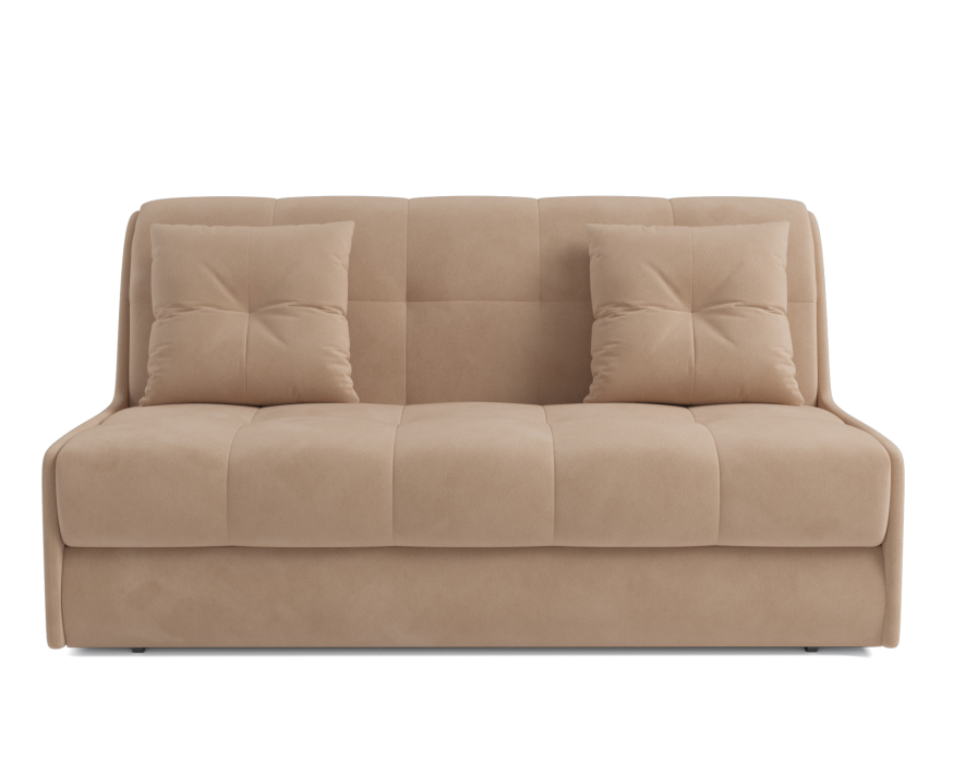 Диваны с ящиком для белья, Диван аккордеон Барон №2 НПБ 155х200 Велюр