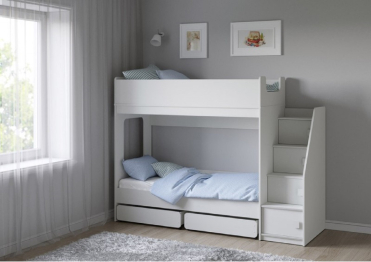 Двухъярусная кровать Легенда D602.3 с ящиками 85х190