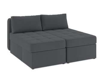 Диван-кровать угловой Оливер еврокнижка-трансформер, велюр