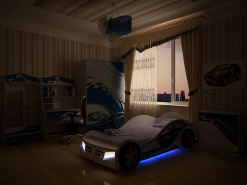 Кровать машина La-Man (160*90) 