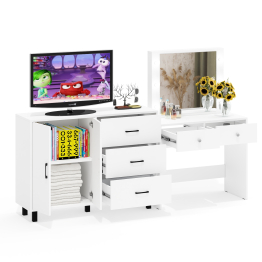 Комод 123-1204 и косметический столик с подсветкой СТ-5