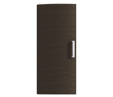 , Полка торцевая с гнутым фасадом Регина 926 Песочный Дуб Сантана Темный