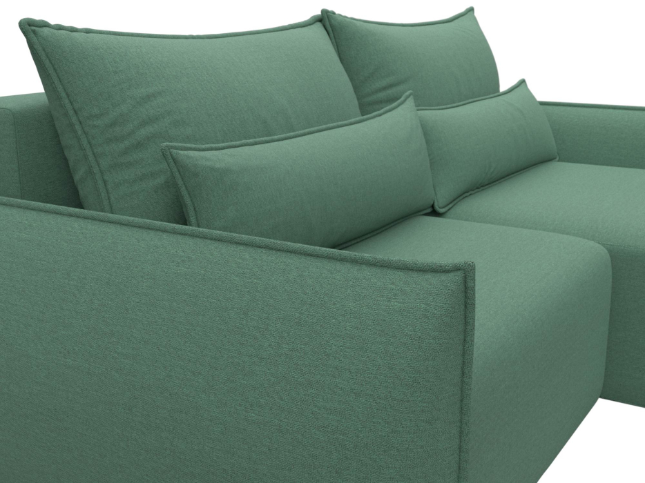 Диваны угловые в гостиную, Диван угловой Лига-051 НПБ угол универсальный, рогожка Амур