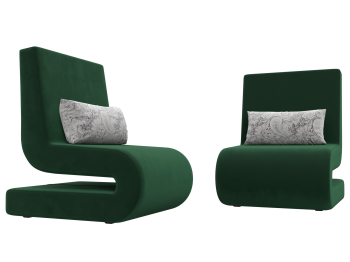Кресло Волна (2 шт), велюр