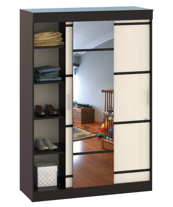 Шкафы-купе, Шкаф-купе трёхдверный Сакура 1500