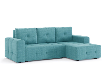 Диван-кровать угловой Прадо, еврокнижка, рогожка