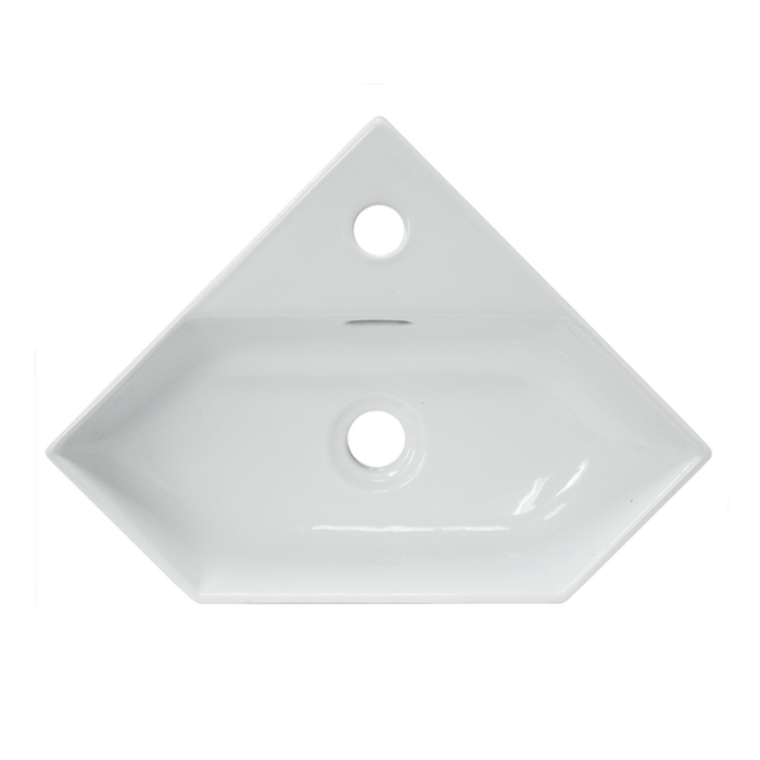 Раковины для ванных комнат, Умывальник Line-35 угловой (Sanita Luxe)