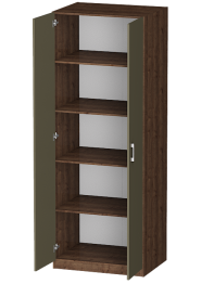 Распашной шкаф Лайф с полками 80*60*215 Дуб экспрессив