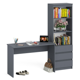 Письменный стол 1200 со стеллажом с ящикаи МСТ600 Мори
