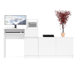 Тумба Мори МА900-1 и стол компьютерный Мори МС-1 правый