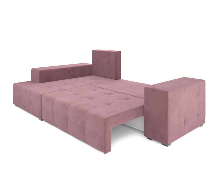 Диваны угловые в гостиную, Диван угловой Монреаль Левый угол (Велюр)