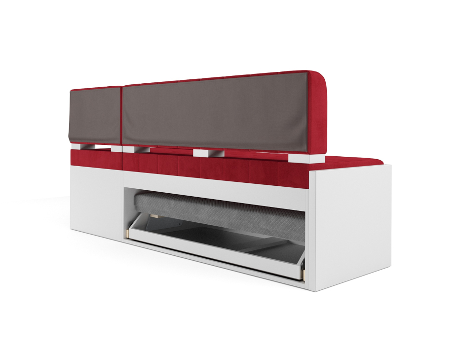 Кухонные уголки, Диван угловой кухонный Ганновер (Микровелюр) 176х82х104 см