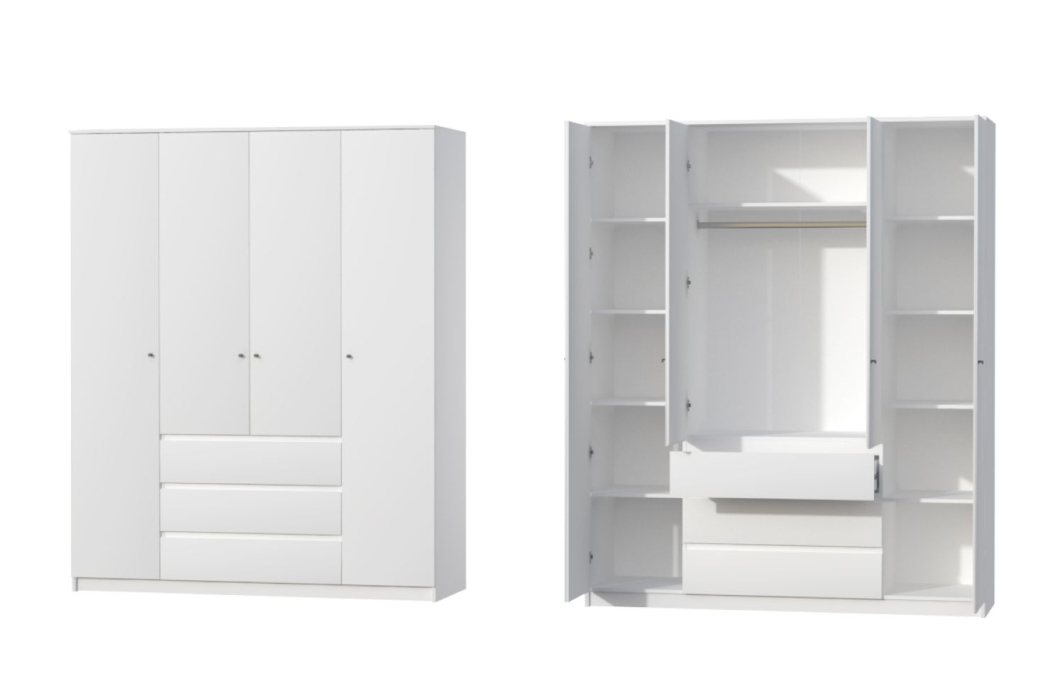 В спальню, Шкаф 4х ств. (высокий) КЭТ-1