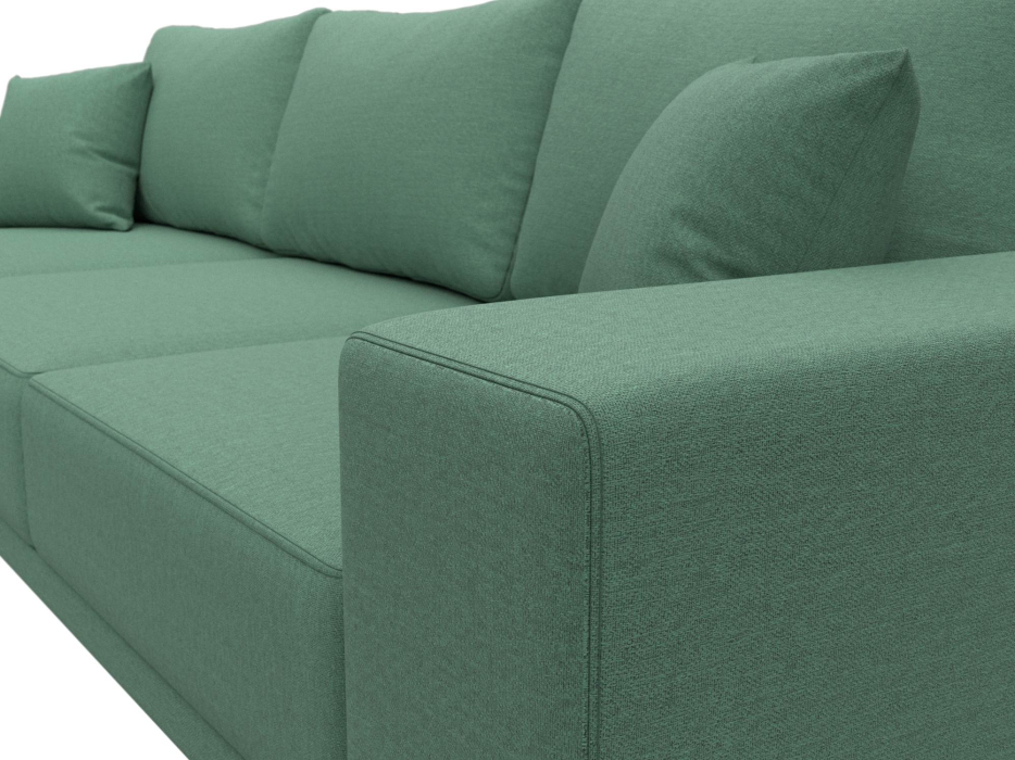 Диваны угловые в гостиную, Диван угловой Льюес левый, рогожка Амур