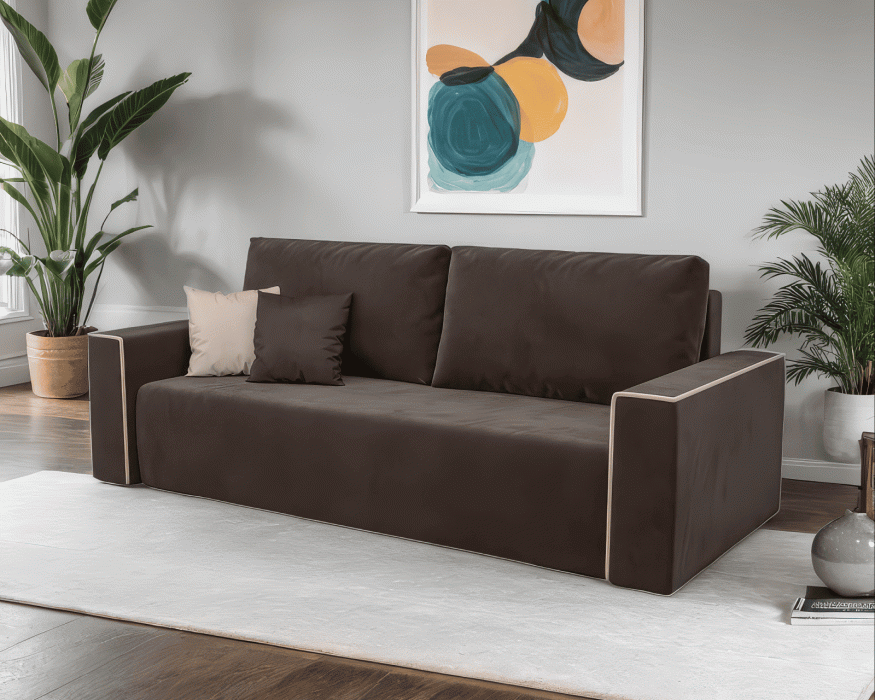 Диваны еврокнижки, Диван прямой еврокнижка Манхэттен (Кордрой)