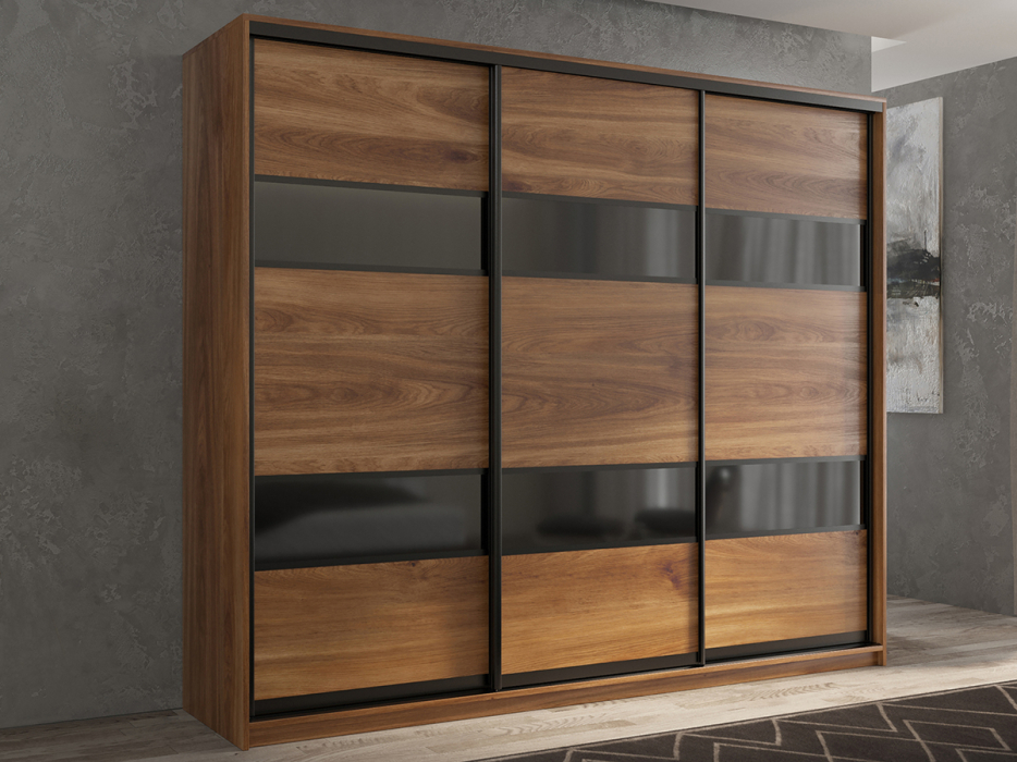 Шкафы-купе 3-х дверные, Шкаф-купе 3х дверный Кааппи 7 240х45