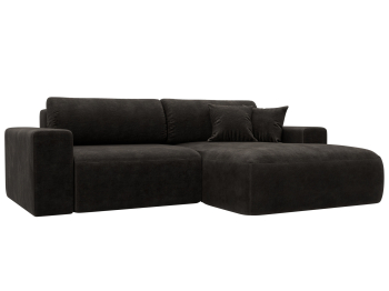 Диван угловой Лига-036 НПБ Классик правый угол, велюр BRUT 