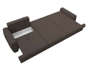 Диван прямой Лига-057 НПБ Лонг, рогожка Амур