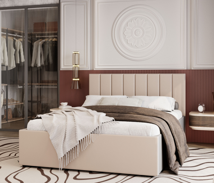 Мягкая кровать, Кровать Аврора 1,8